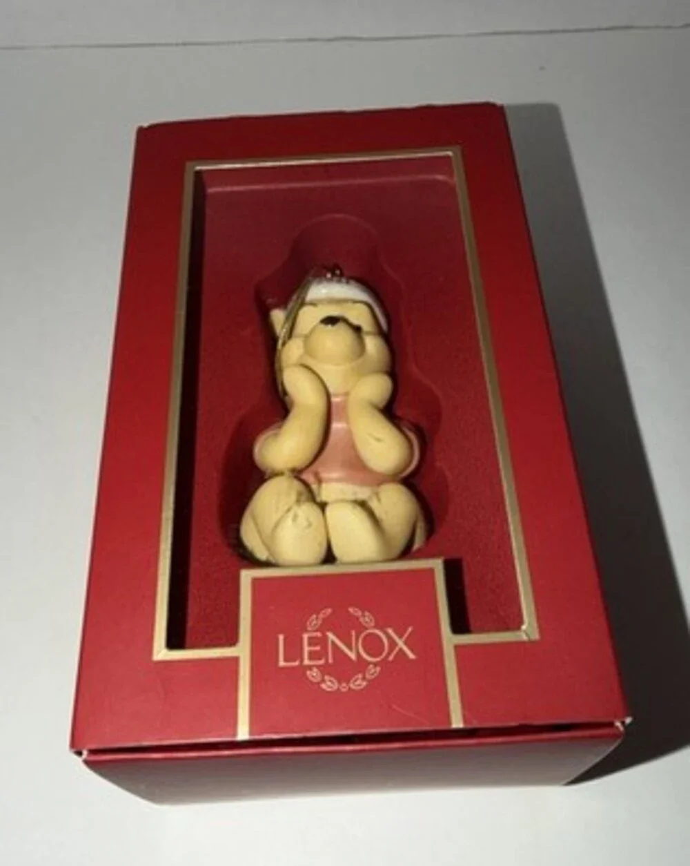 Lenox Disney Showcase Collection 2021 Pooh's Christmas Wish Christmas Ornament